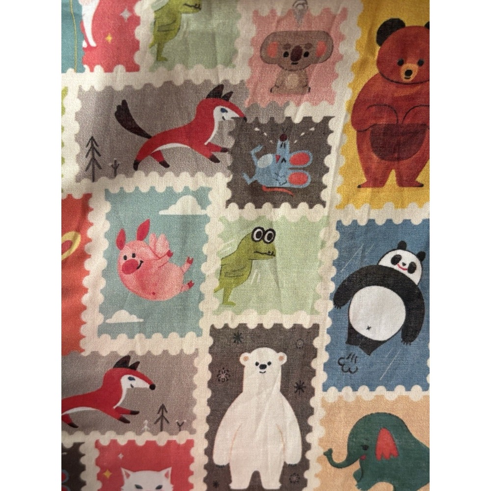 Tulip B Small Little Animals  Print W Tie Sleeveless Novelty NWT Cottage core - Picture 5 of 11